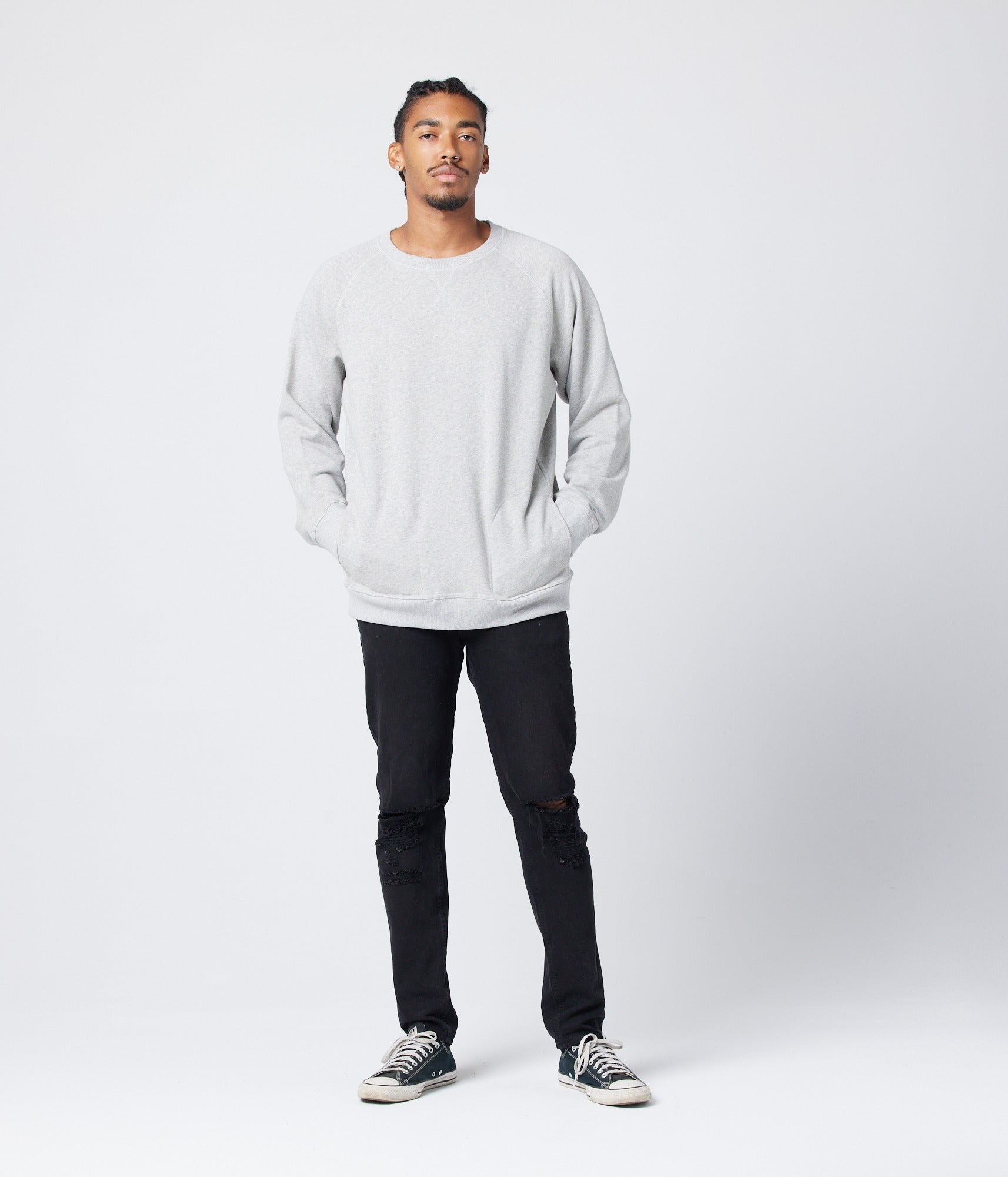 Unisex Pocket Crewneck Sweatshirt