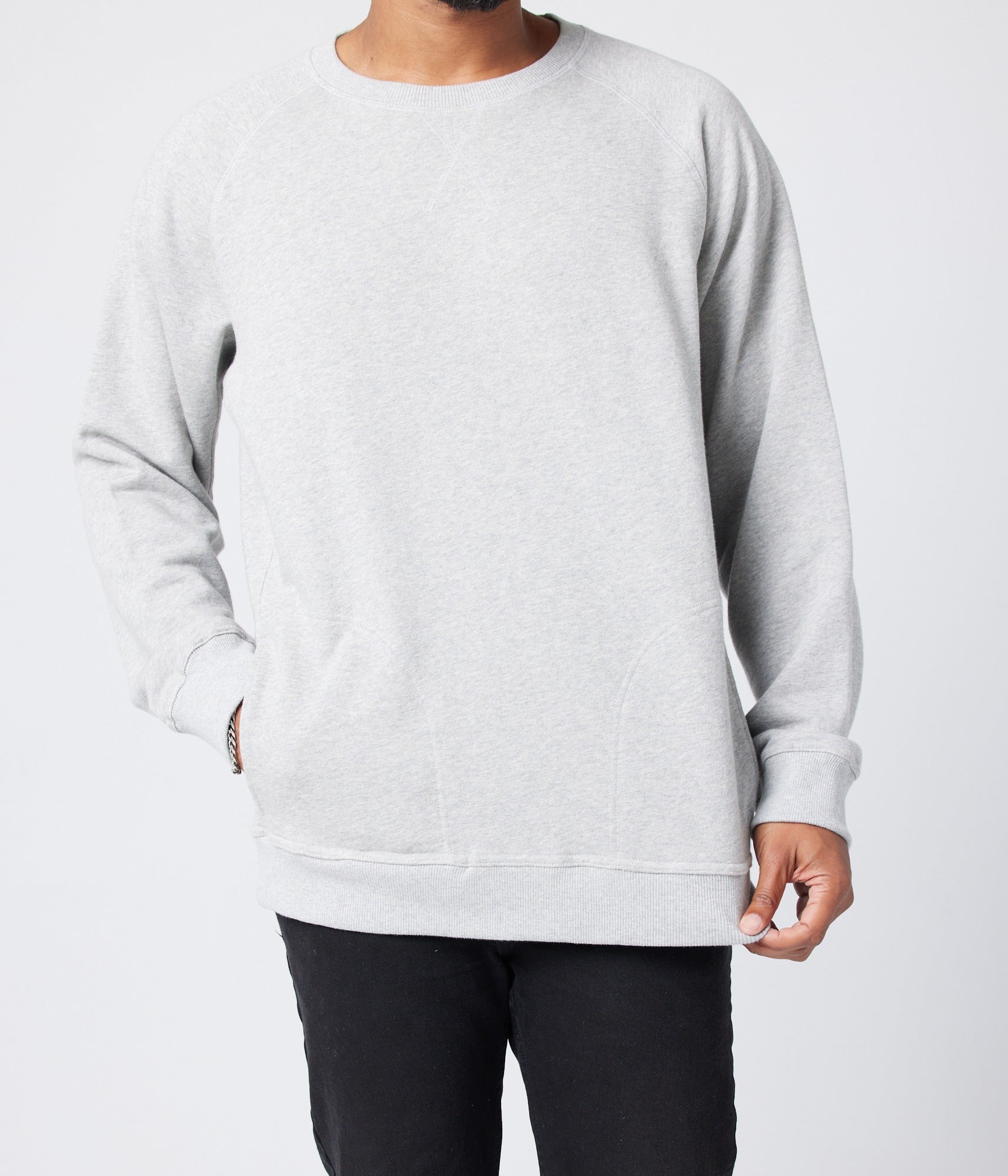 Unisex Pocket Crewneck Sweatshirt