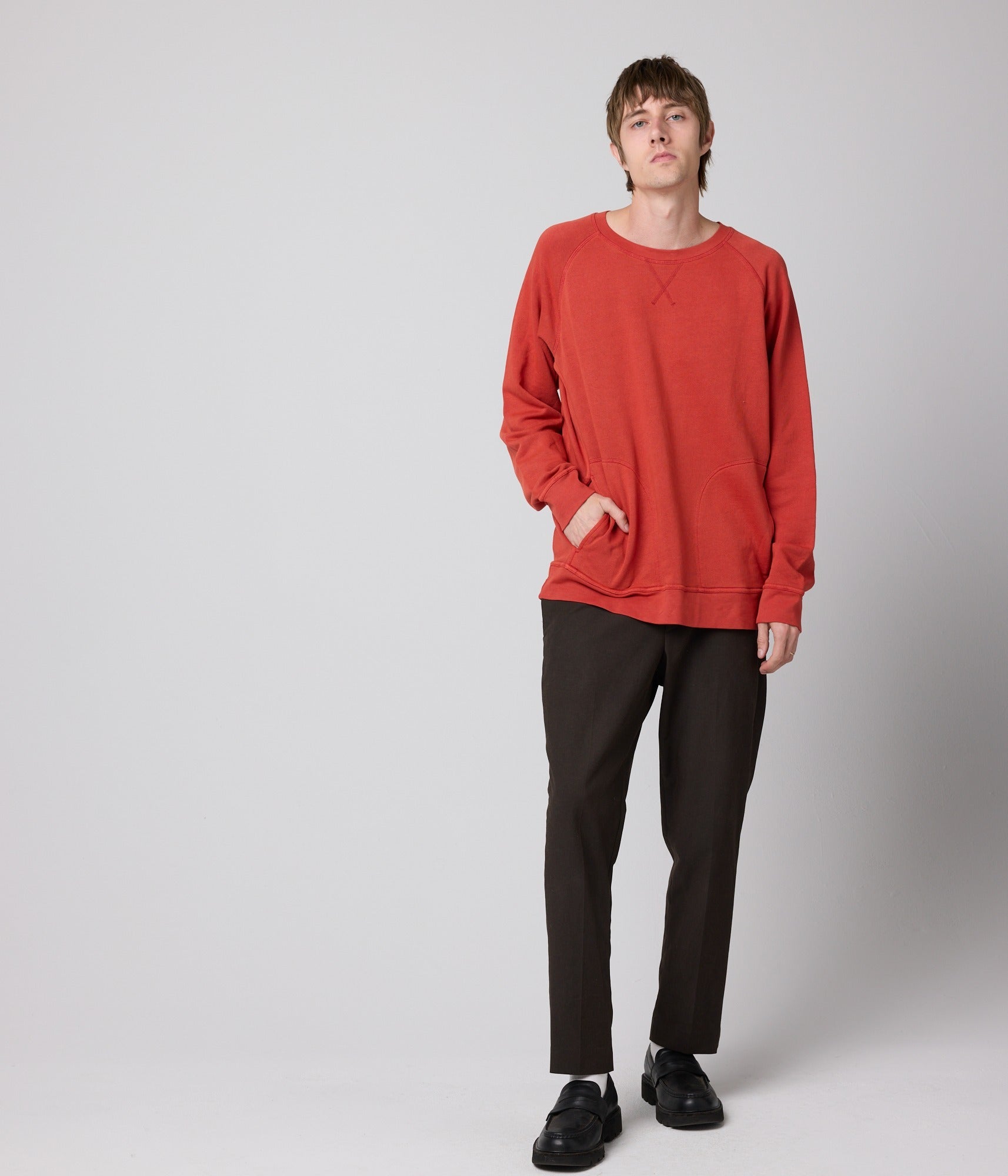 Unisex Pocket Crewneck Sweatshirt