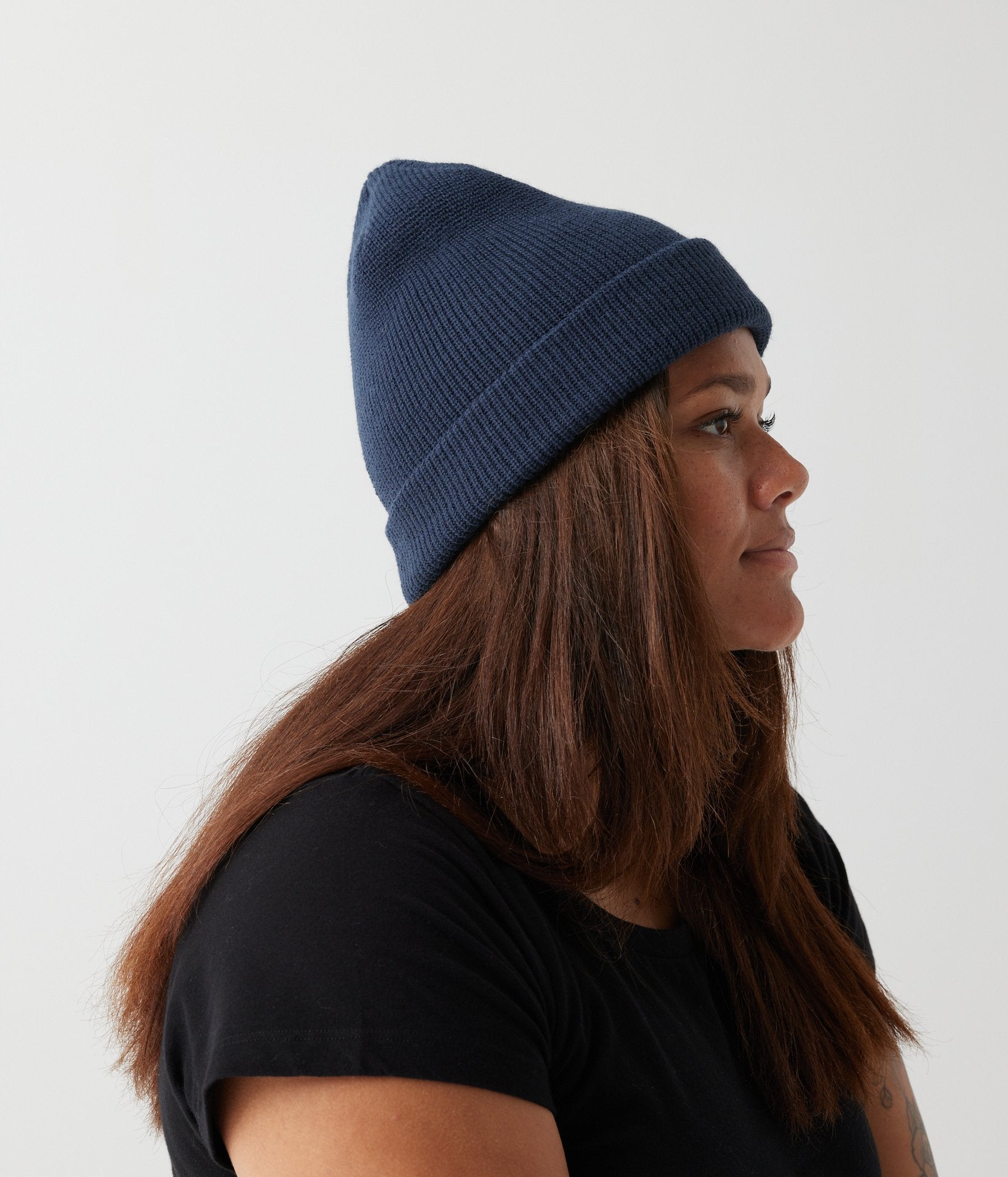 Ribbed-Knit Beanie