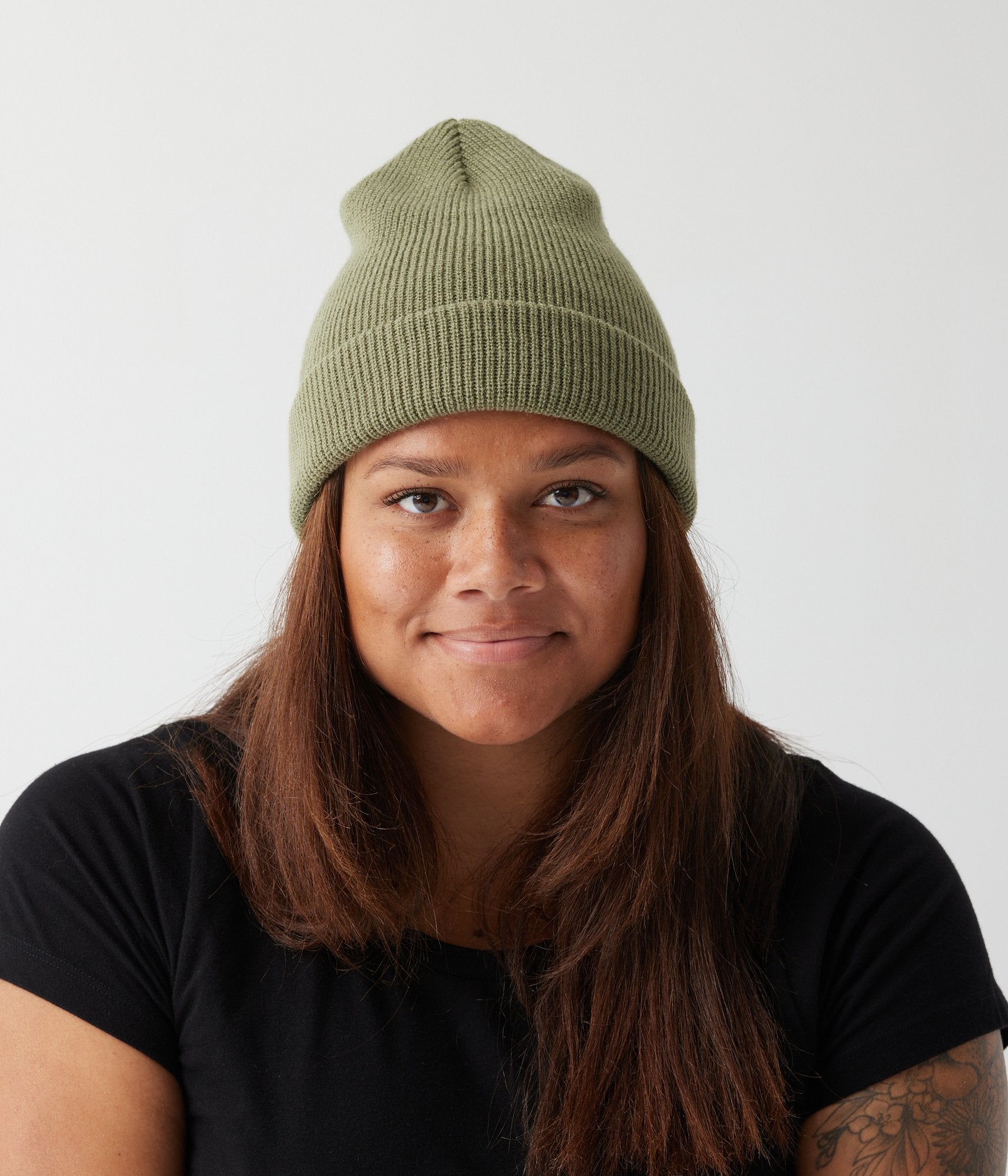 Ribbed-Knit Beanie