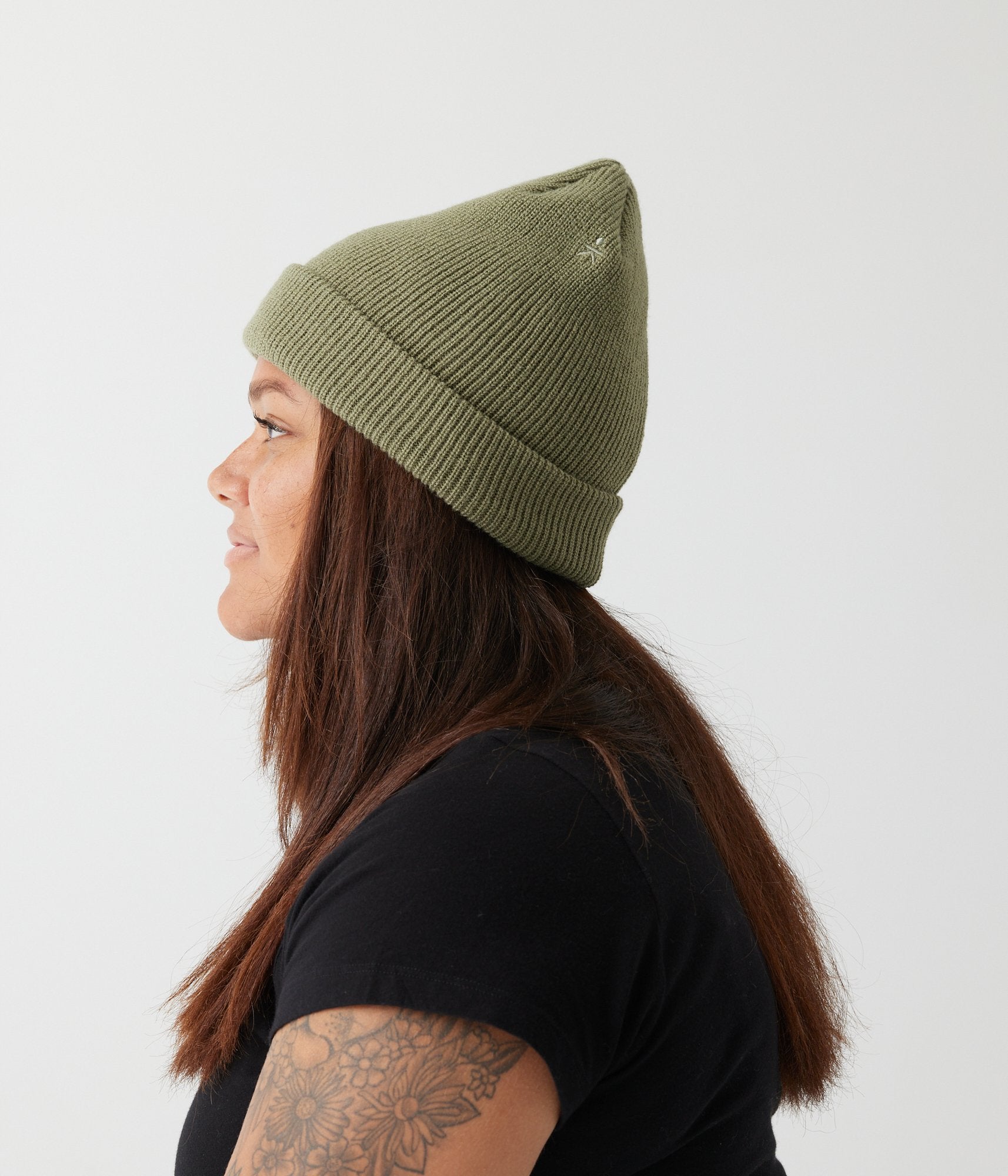Ribbed-Knit Beanie